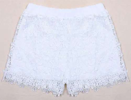 Новые корейские милые кружевные шорты для женщин и девочек короткие штаны|shorts
