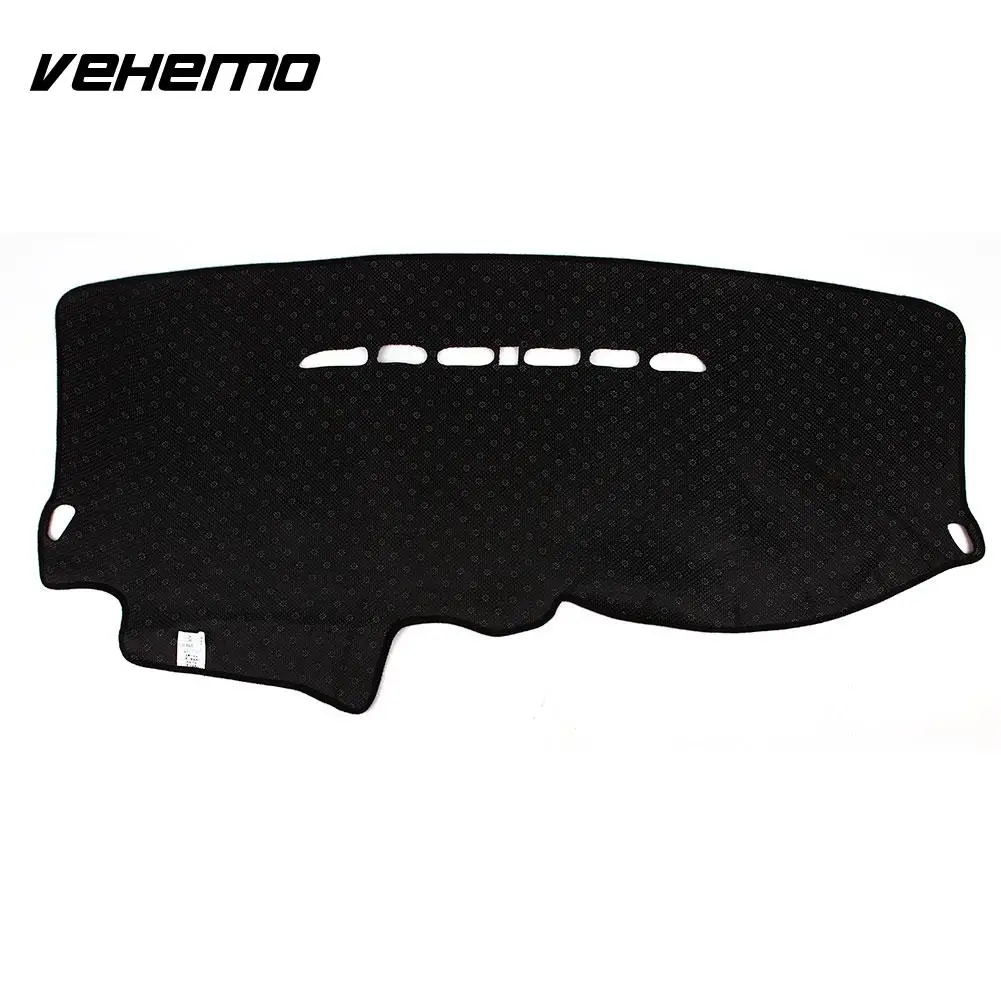 Силиконовые Slip Dashboard Mat Sun Обложка Pad тире Запчасти приборной панели крышки черный