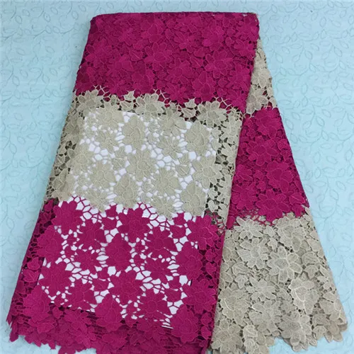 2016 African guipure lace fabric for sewing cord Nigerian wedding dress WJ22-15 | Дом и сад