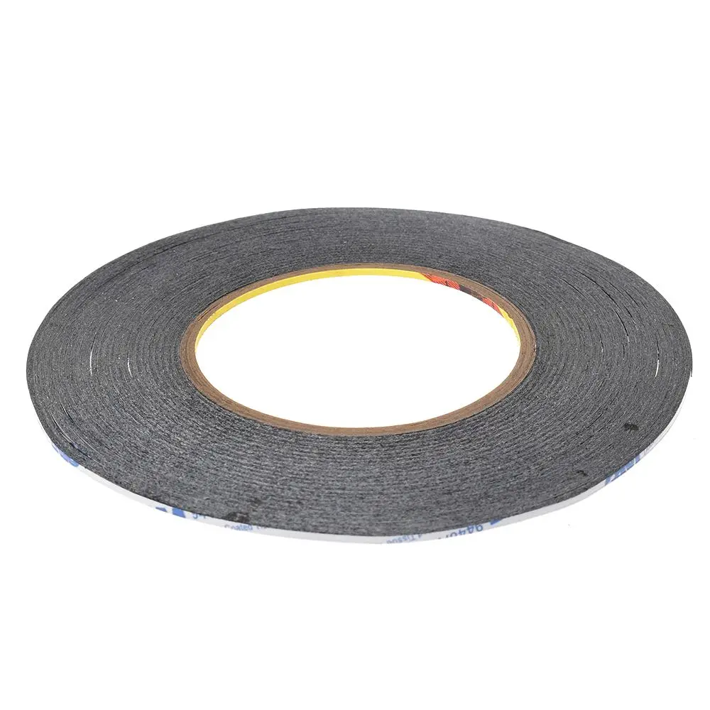 1 шт. супертонкая и тонкая черная двухсторонняя клейкая лента 2 мм * 50 м для