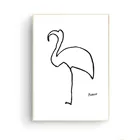 Картина маслом на холсте с фламинго, Пабло Пикассо