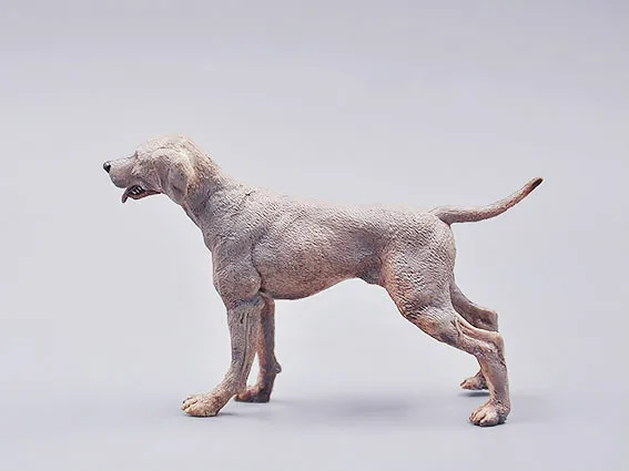 3 &quotМини милый Weimaraner ПВХ vivid собака модель фигурки героев детская игрушка в
