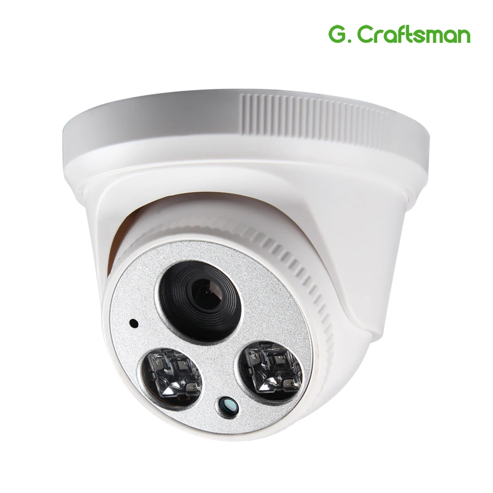 G. Craftsman аудио 1080P IP камера DC12V 2 8 мм широкоугольный Full-HD 2MP купольная инфракрасная