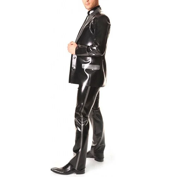 0 6 мм толщина латексные резиновые длинные штаны джинсы брюки для мужчин (без