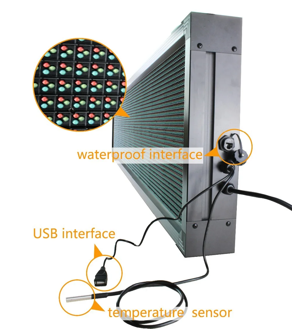 P10 наружная Водонепроницаемая RGB полноцветная светодиодная видео вывеска LAN Вход