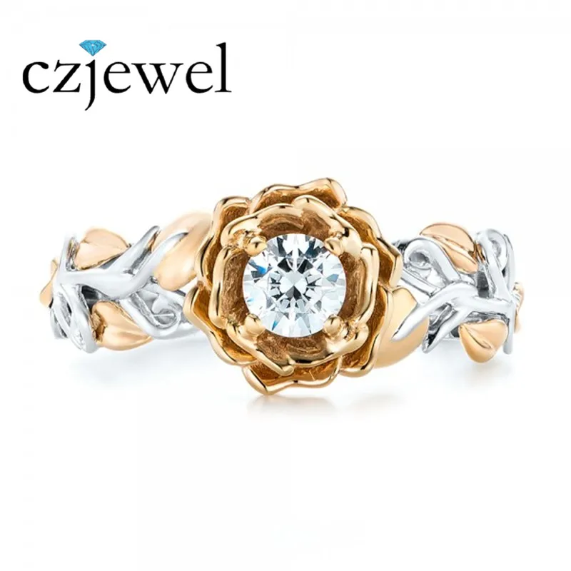 Блестящее розовое и Белое Золото Заполненные кольцо|gold filled rings|ring ringring gold |