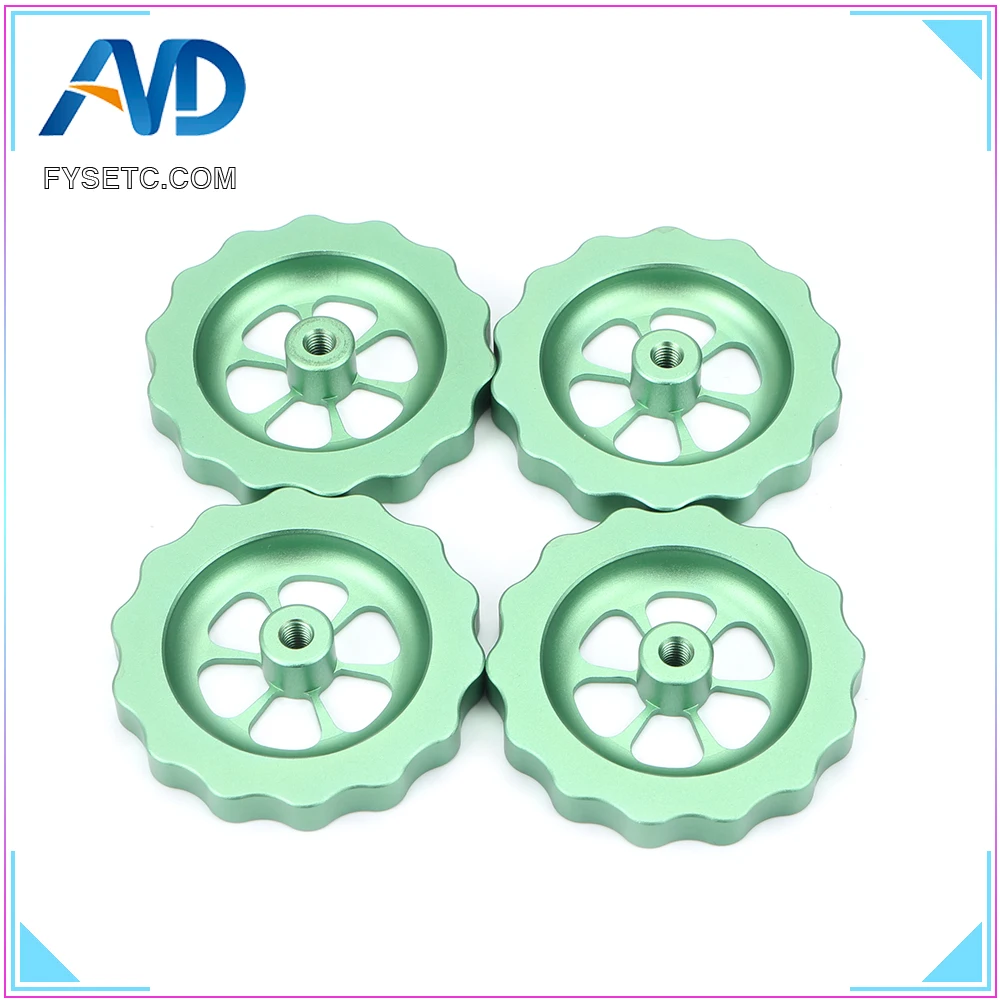 1 шт. Запчасти для 3D принтера зеленая большая ручная Поворотная Выравнивающая