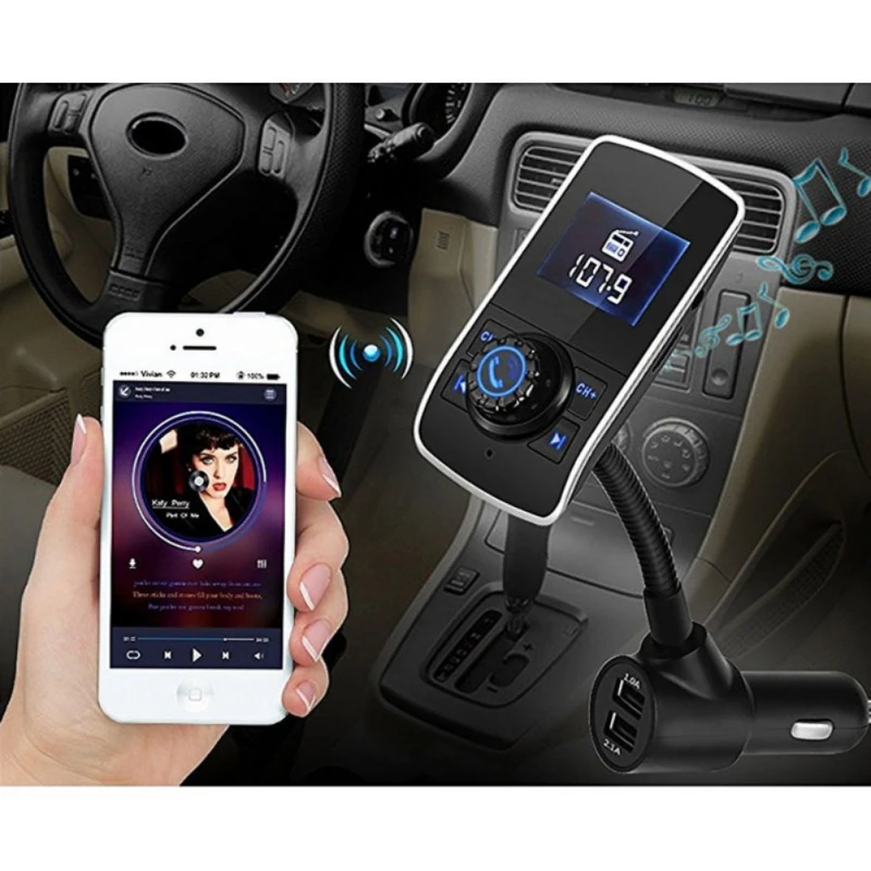 Автомобильный MP3 плеер Беспроводной fm передатчик Bluetooth автомобильный набор