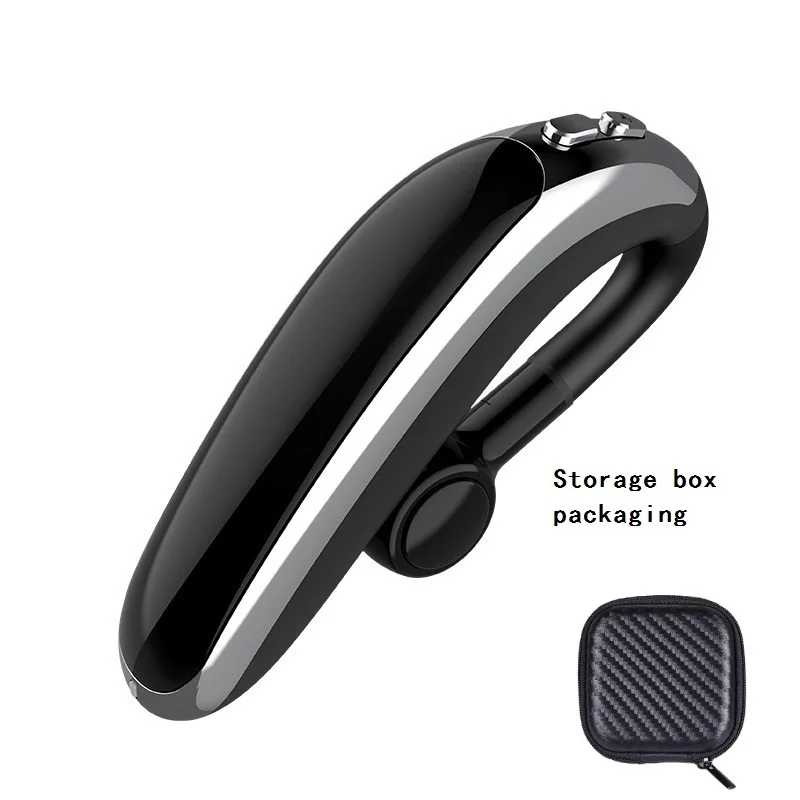 Black storage box GDLYL Bluetooth гарнитура Bluetooth наушники Hands-free наушники мини беспроводные гарнитуры вкладыши наушник для iPhone xiaomi - Цвет: Black storage box
