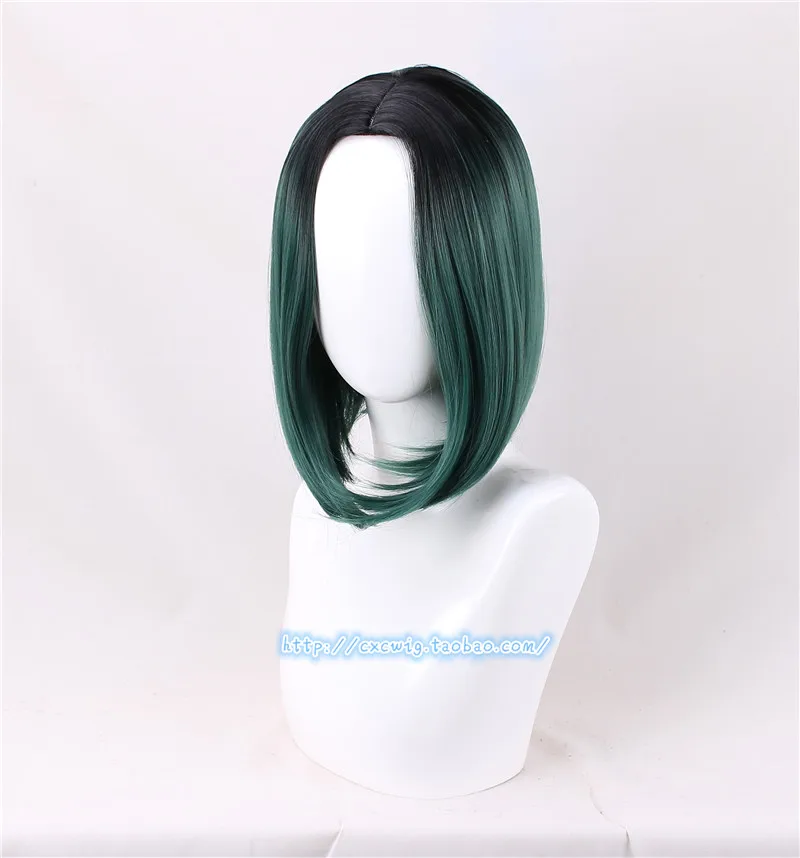 Одаренных Lorna Dane Polaris Косплэй, модный парик Лолита Парики Для женщин 30 см короткий кудрявый волнистый костюмный Хэллоуин вечерние парик зеленый