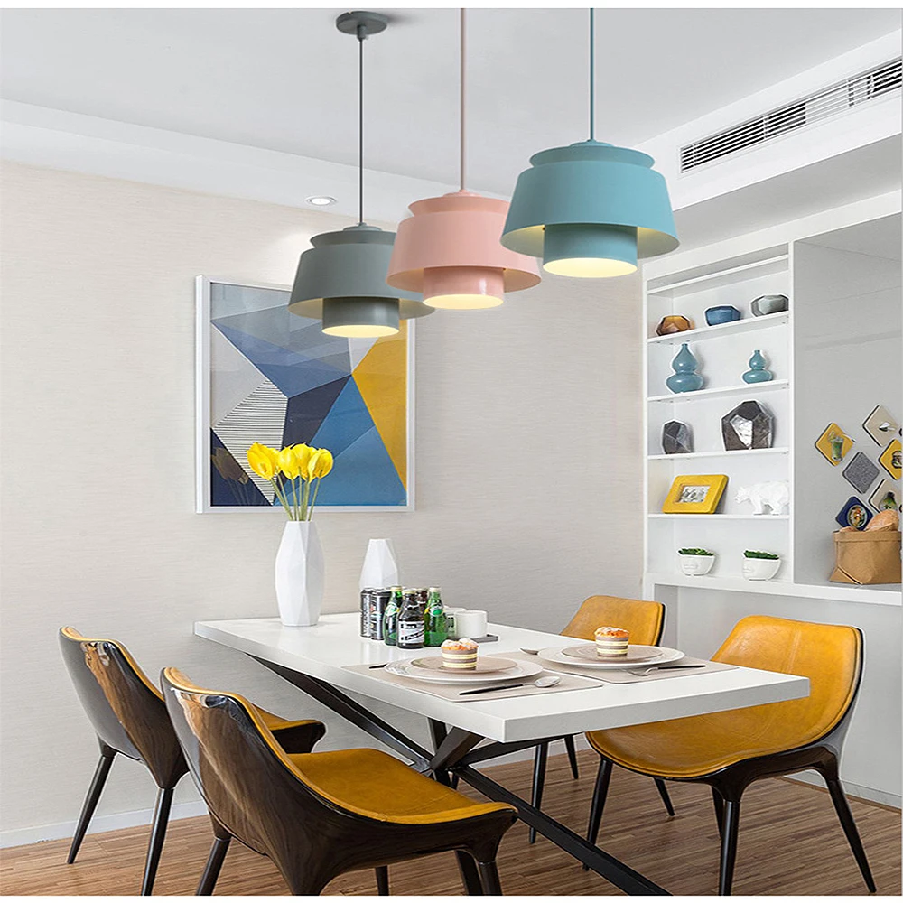 Nordic E27 Led Pendant Light Umbrella Suspend Lamp Dining Room Indoor Lighting Fixtures | Лампы и освещение
