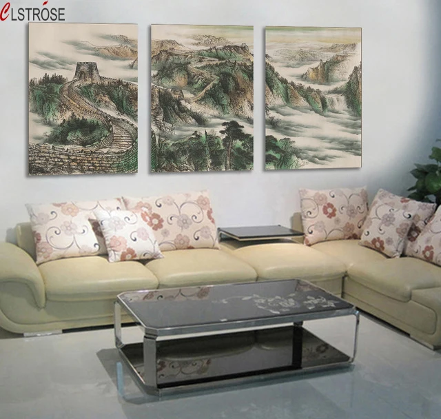 Декоративные настенные картины CLSTROSE 3 предмета холст настенная живопись с