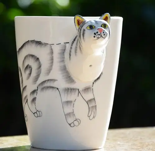 450 мл белые толстые высокие фарфоровые кружки для кофе и молока|Папка файлов| |