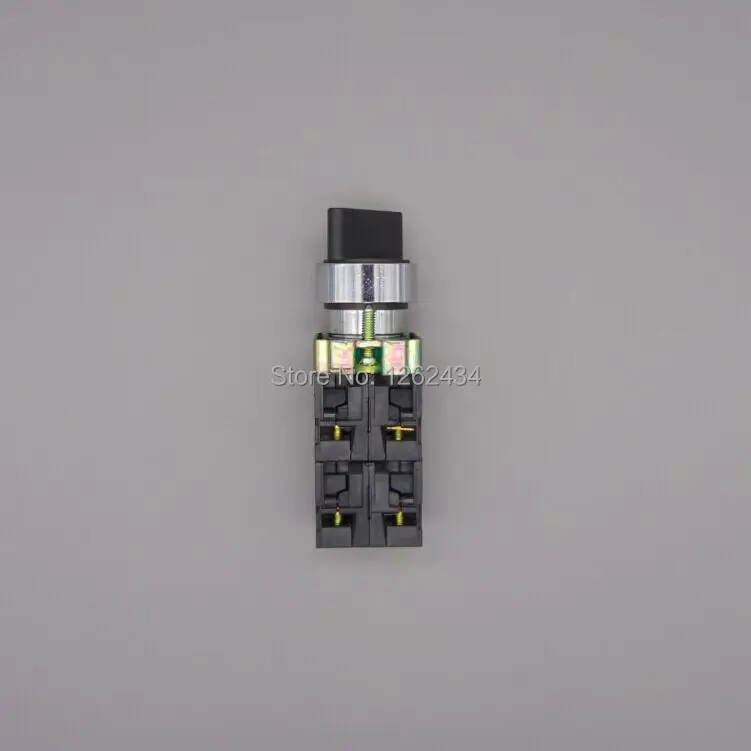 

XB2BD45C 2NO 2NC 2 Positions Momentary Select Selector Switch Replaces Tele