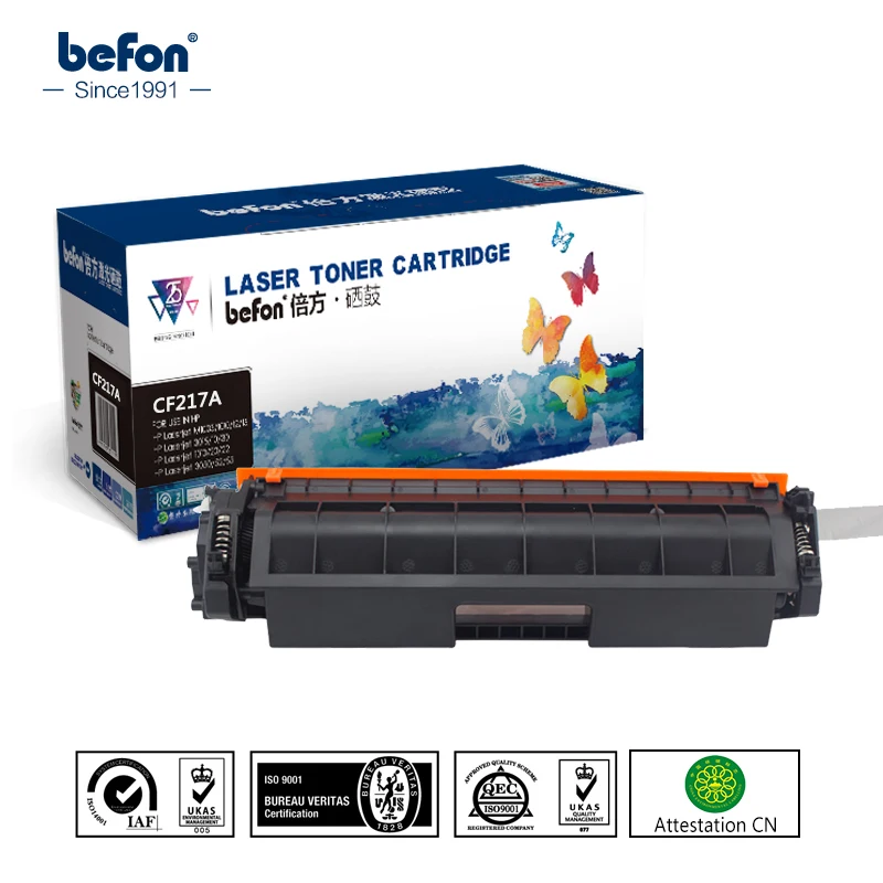 Картридж с тонером befon CF217A CF217 217 217A 17A совместимый HP LaserJet Pro M102a M102W 102 MFP M130a M130fn 130fn M102