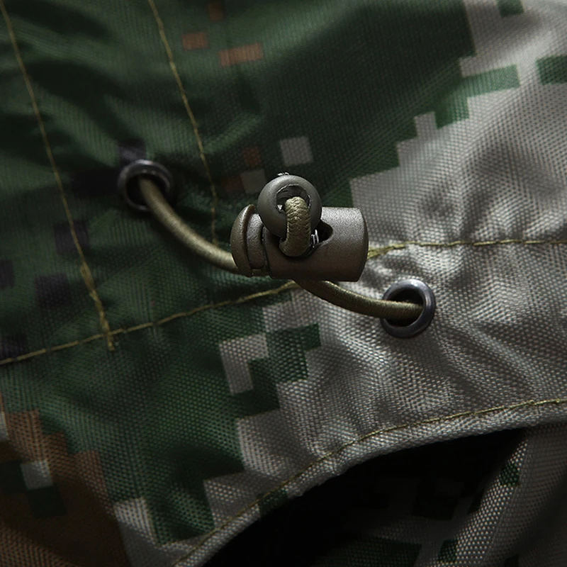 Джунгли спасательный дождевик длинный взрослый камуфляж для выживания на