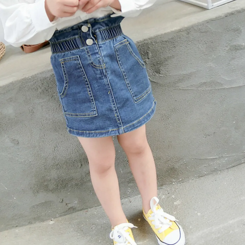 Модные джинсовые юбки для маленьких девочек # LHH96|Юбки| |