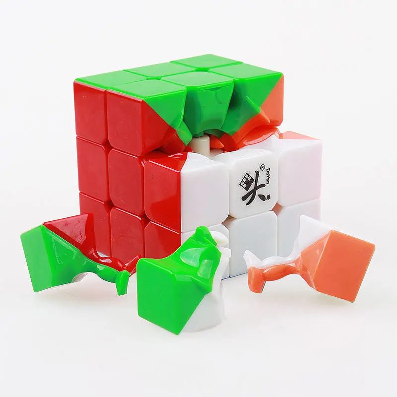 

3x3x3 dayan 5 zhanchi magic speed cube danyan 3x3 stickerless professional classical stickers puzzle magic cube toys for kids