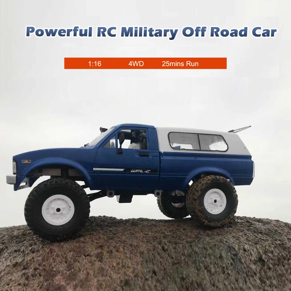 2018 Новый WPL C24 RC автомобиль 1:16 4WD радио управление Off-Road мини-автомобиль RTR Рок