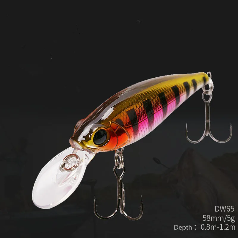 Tsurinoya 8 шт. длинная губа Рыболовная Приманка Minnow 58 мм 5g Искусственные воблеры
