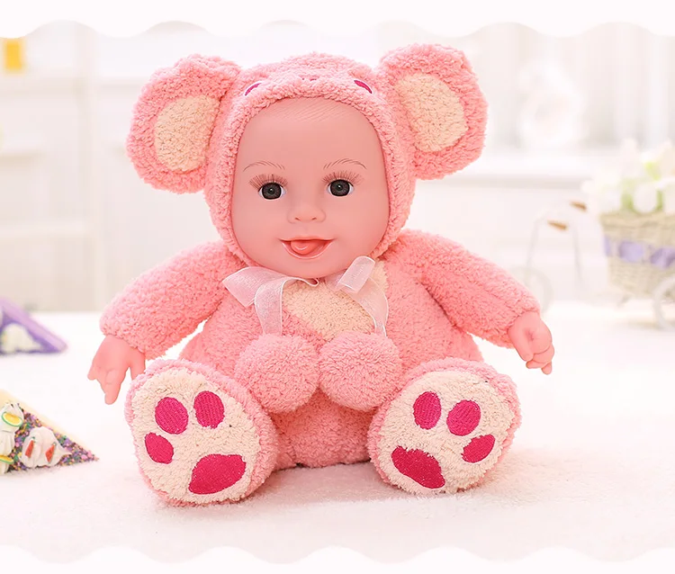 25 см очень милые 3 вида цветов куклы-симуляторы и куклы-Возрожденные Младенцы