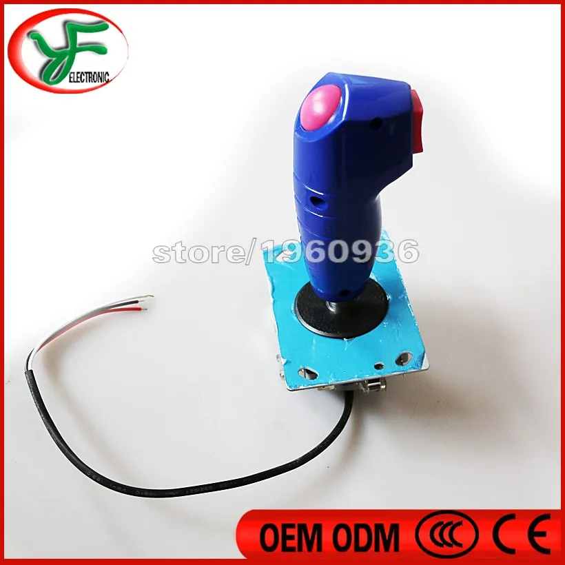 

Arcade game machine pasts for Flight joystick with a Trigger and top fire button 8 way Grip Joystick PVZ game machine