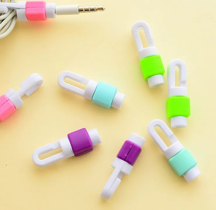 10 шт. защитный органайзер для кабеля наушников|cable winder|cable protectorearphone cable protector |