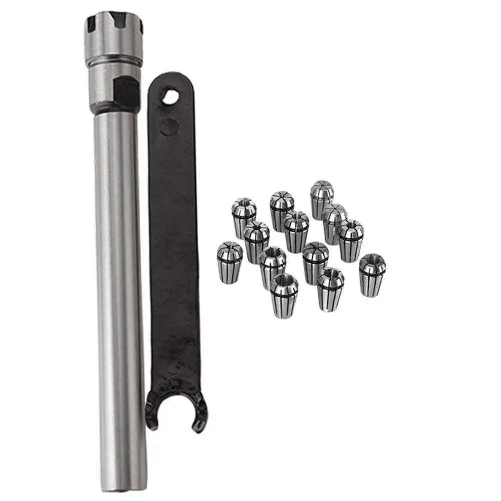 Новый 15 шт./компл. ER11 пружина Цанга + CNC мельница C12-ER11M-100L прямой хвостовик патрон с