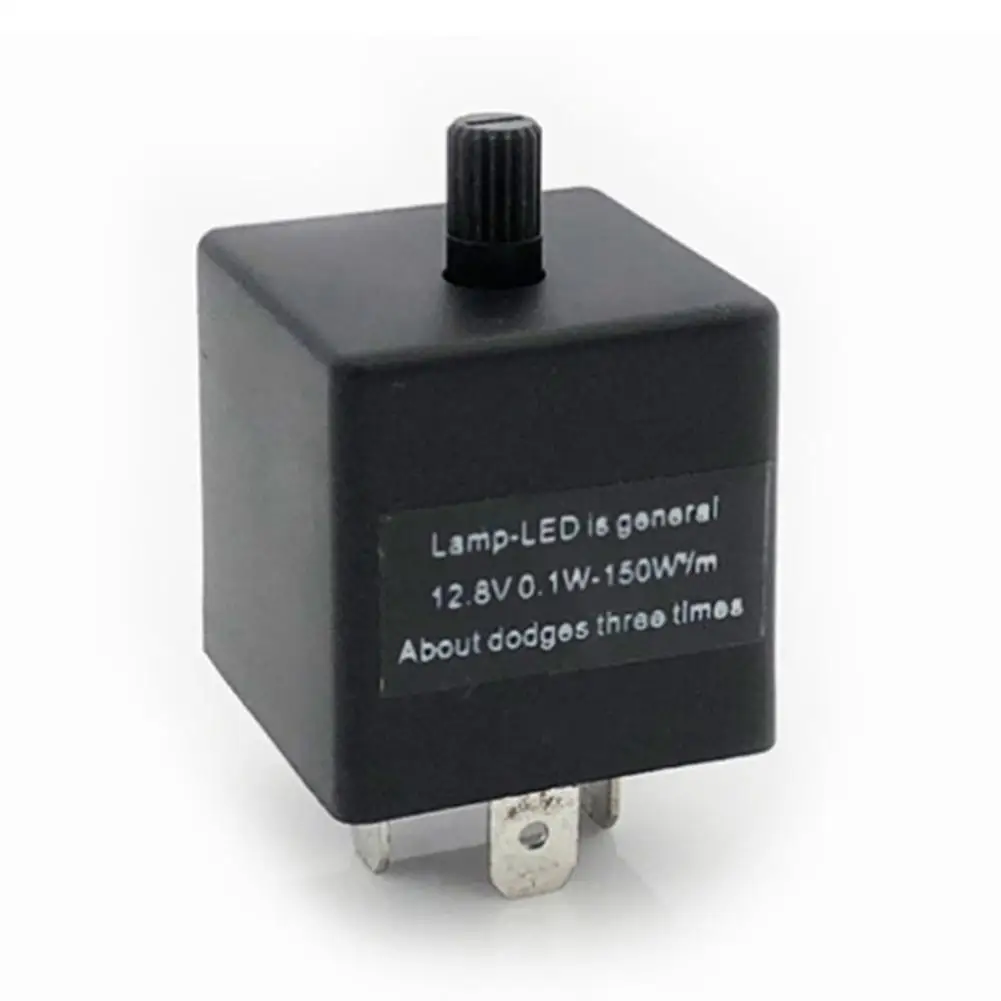 3 Pin электронный автомобильный проблесковый маячок 12 V контактный светодиодный