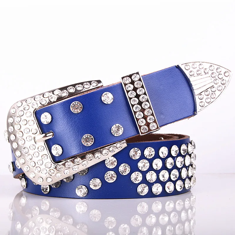 2017 новая мода горный хрусталь ремни для женщин Роскошные дизайнерские пояса из