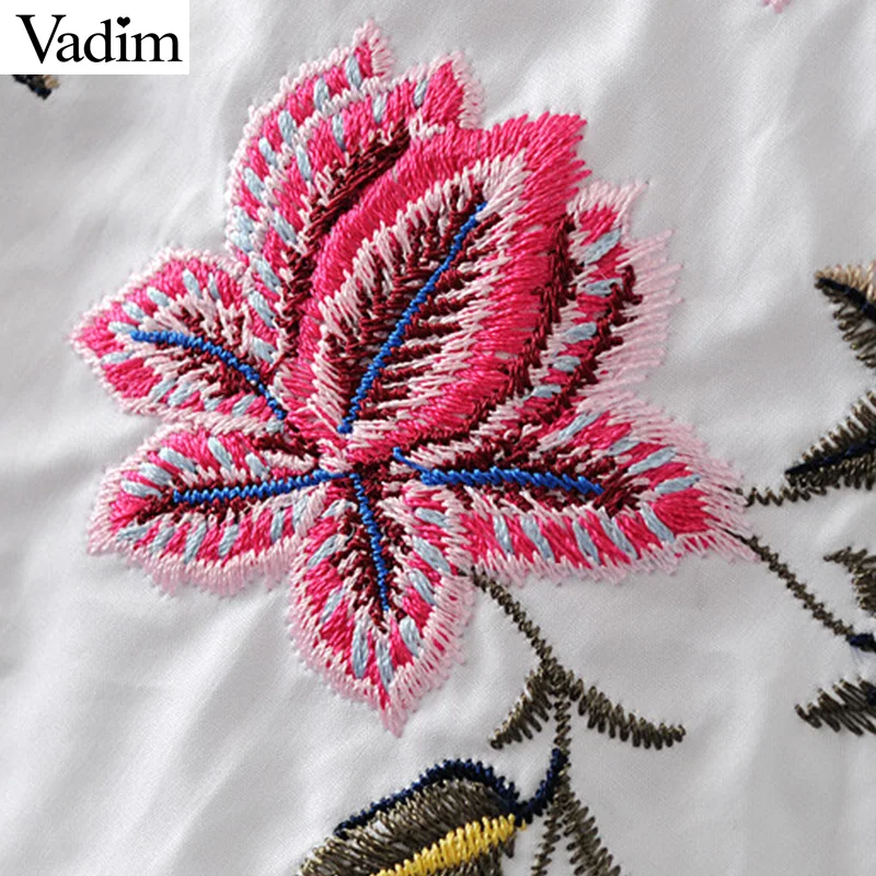 Женский короткий топ Vadim с треугольным вырезом цветочным принтом без рукавов