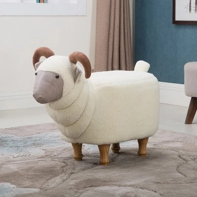 Креативный стул для обуви из козы ног массива дерева дивана|sofa stool|shoe stoolwood footstool |