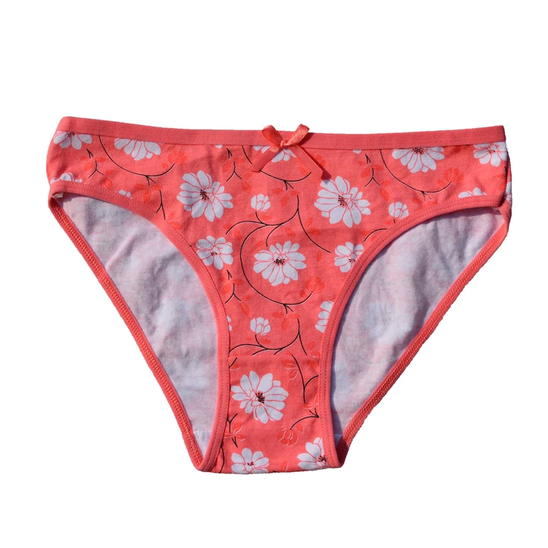 Для женщин нижнее белье хлопковые Цветочный принт Повседневный Стиль Короткие