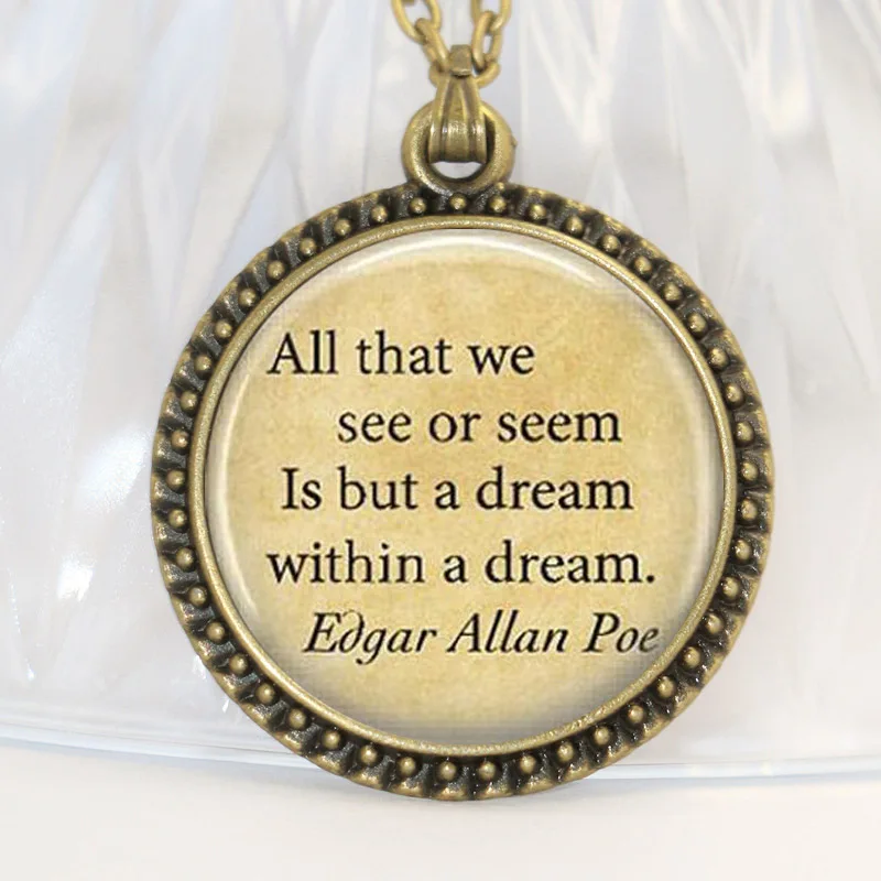 Ожерелья-книжки Эдгара Аллана По все что мы видим или кажутся это просто мечта