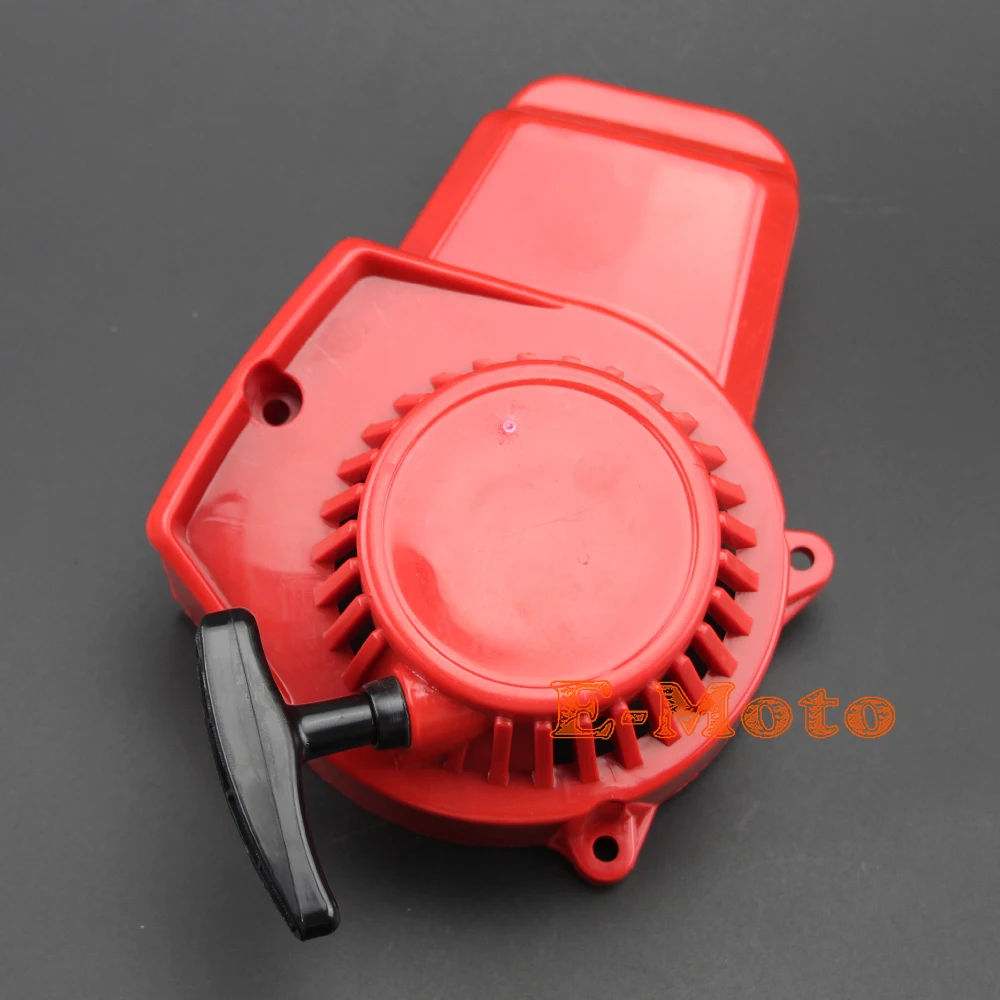 Красный пластиковый легко тянущийся стартер стартера для 47 49cc 2-тактного