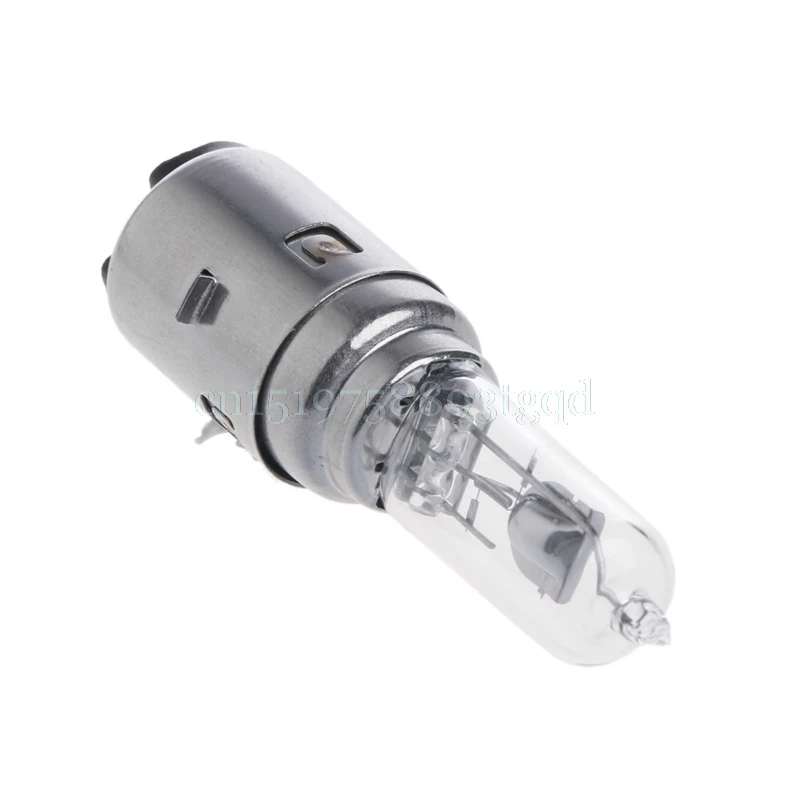 Мотоцикл DC 12V 35W BA20D прозрачный + серебристая фара галогеновая лампа ксенон белый