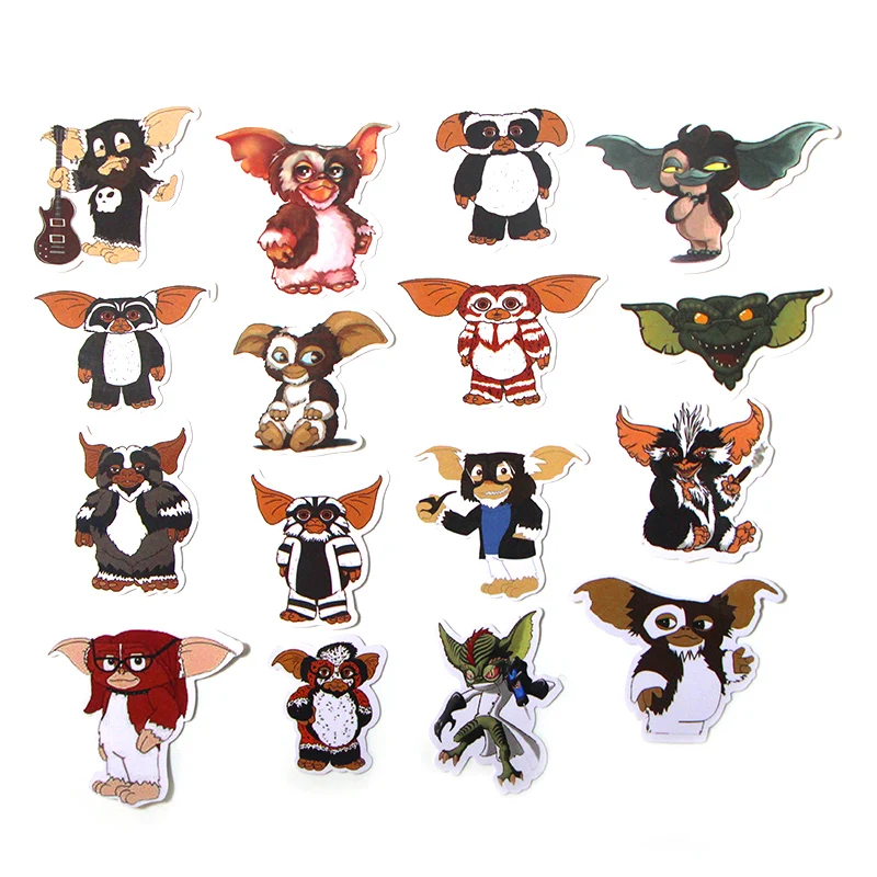 66 шт. Gremlins Gizmo Красивый Веселый мультяшный альбом для скрапбукинга DIY багаж ноутбук мотоцикл трафарет Водонепроницаемая наклейка E0051