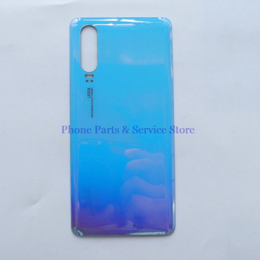 Breathing Crystal Для huawei P30 Задняя стеклянная крышка корпус батарея задняя дверь запасные части+ клейкая наклейка P30 запасные части - Цвет: Breathing Crystal