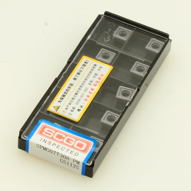 SPMG060204 SPMG07T308 SPMG090408 SPMG110408 U твердосплавные вставки для высокоскоростного сверла и быстрого сверления отверстие из нержавеющей стали
