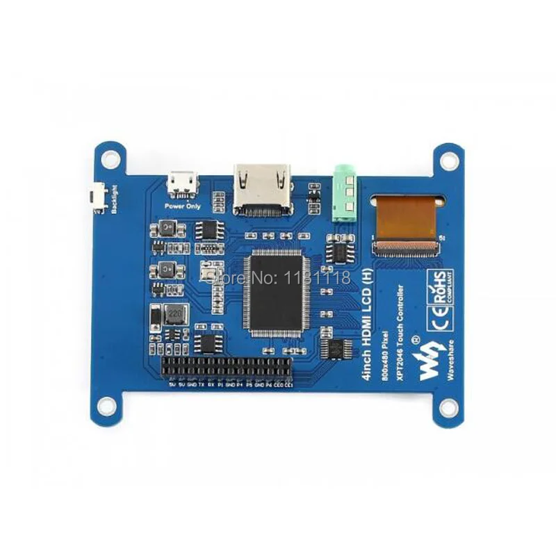 Raspberry Pi 4 дюймовый HDMI LCD (H) интерфейс 480x800 Аппаратное Разрешение