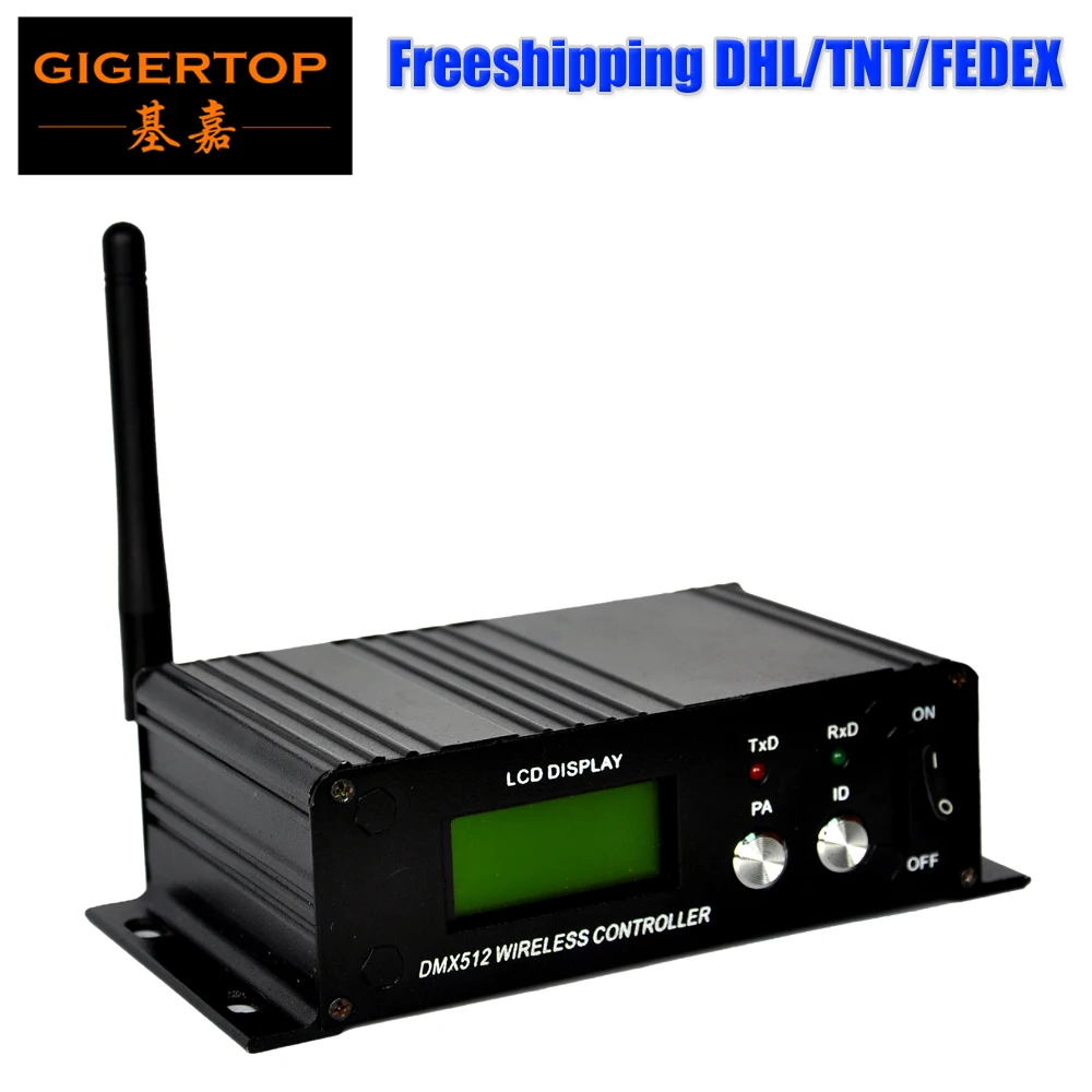 Gigertop TP D23 2 4G беспроводной ЖК дисплей DMX512 передатчик приемник DMX консольный
