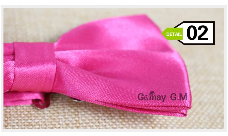 Новые Классический сплошной цвет бабочкой для человека 36 цветов галстуков