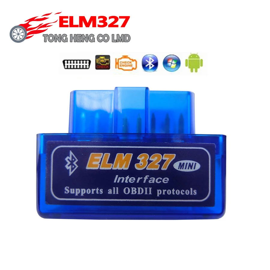 ELM327 Bluetooth V2.1 Super Mini ELM 327 OBD2 OBDII автомобильный диагностический инструмент для Android