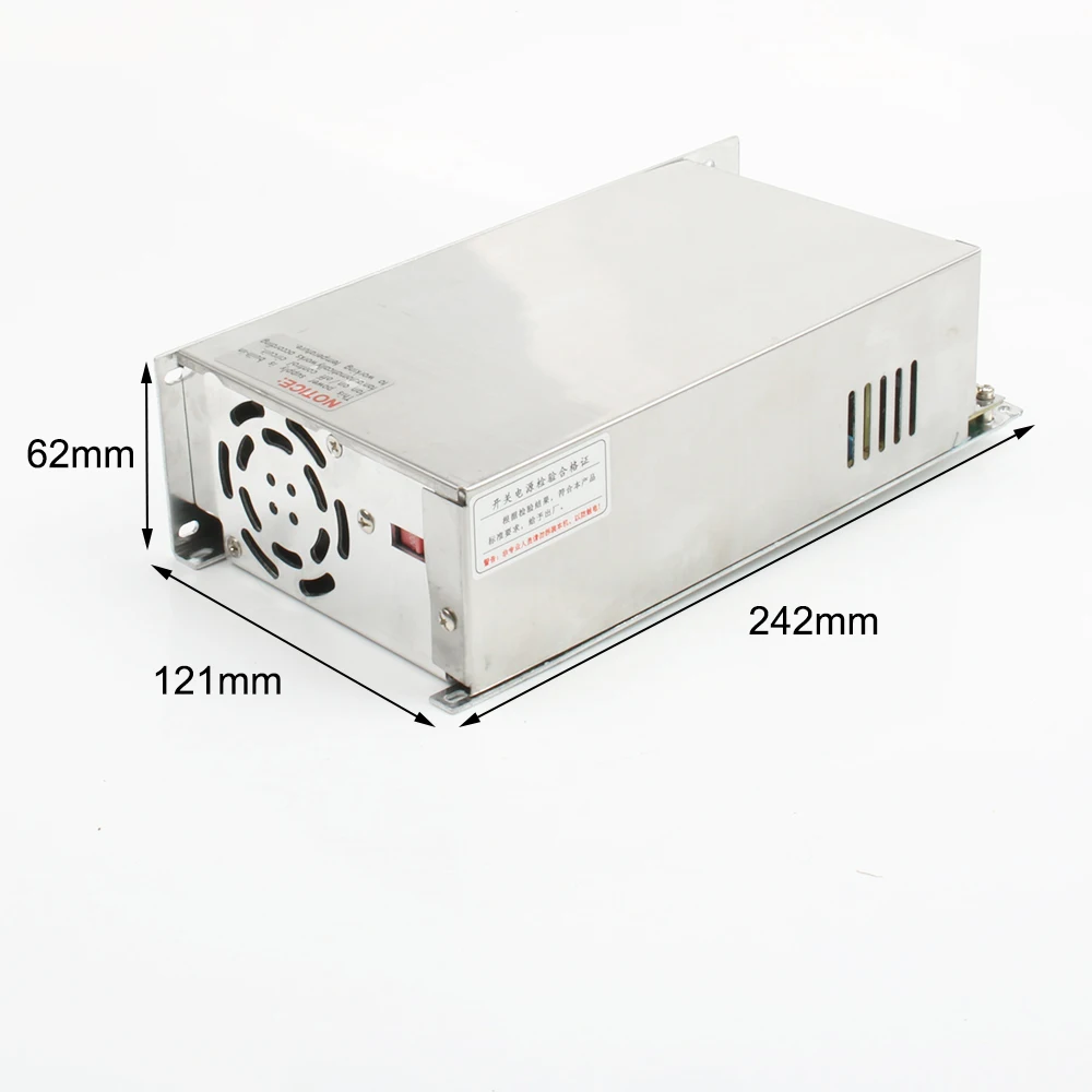 DIANQI импульсный источник питания S-800w 12 В 24 В переменного тока в постоянный источник питания конвертер Выход S-800-12 S-800-24