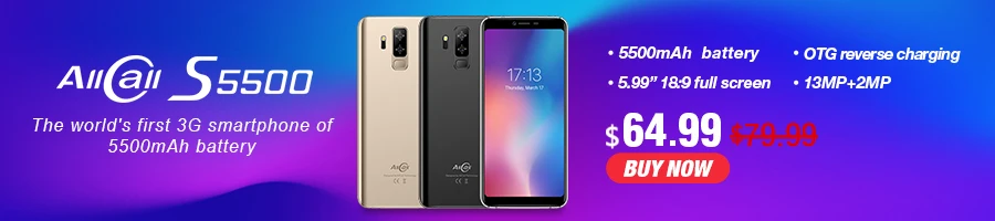 AllCall MIX 2 4G мобильный телефон Helio P23 Восьмиядерный 6 ГБ ОЗУ 64 Гб ПЗУ 18:9 5,99 дюймов FHD+ 16 Мп+ 8 МП беспроводной заряд смартфона