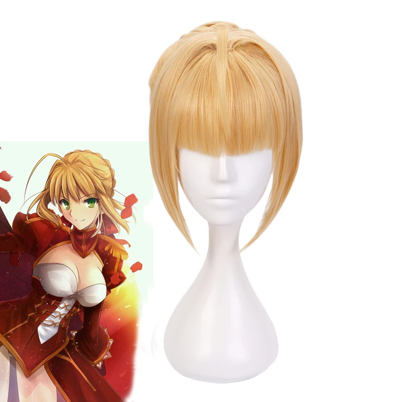 Fate/Extra Red Saber Nero парик косплей костюм Fate Grand Order женские термостойкие синтетические