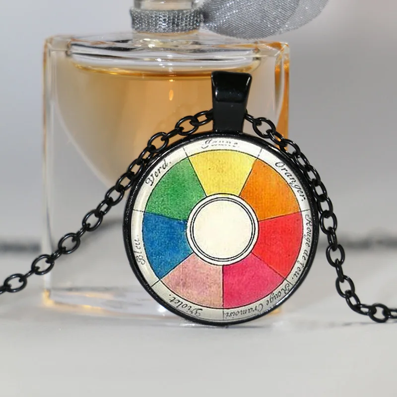 Винтажное цветное ожерелье с колесиками ювелирные изделия для художников