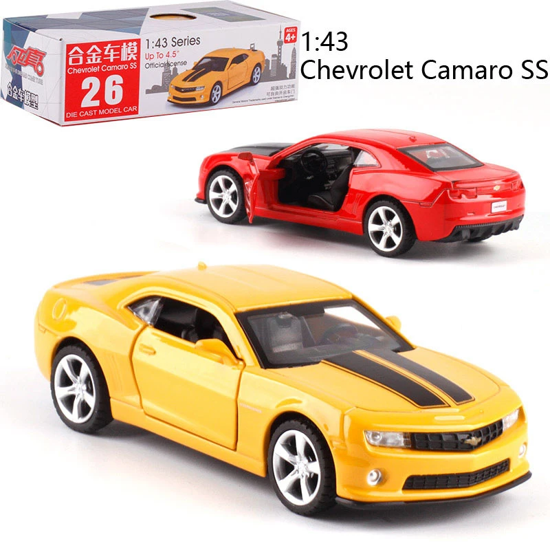 

CAIPO 1:43 Camaro SS Alloy pull-back vehicle model Diecast Metal Model Car