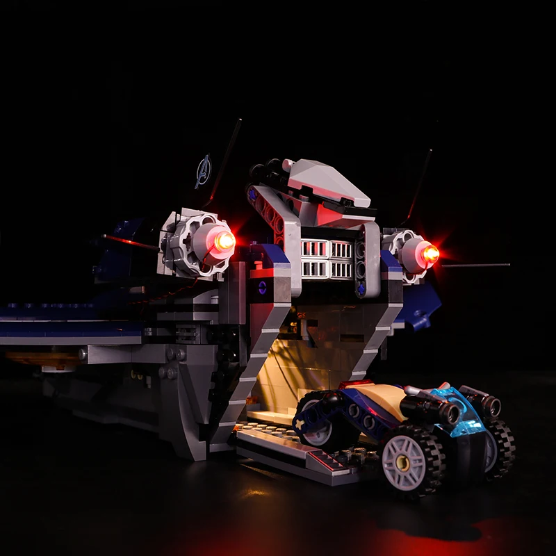Vonado Legoings 76126 светодиодный световой фильм Супермен Мститель Bad Cop строительные