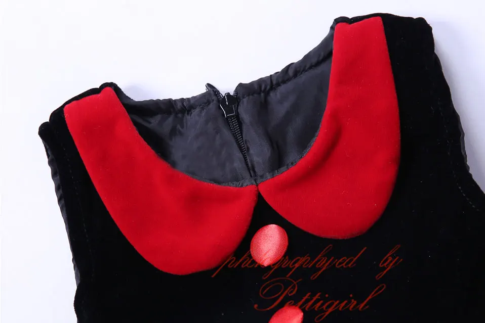 Pettigirl 2020 New Arrival Toddler Black Kid Dress For Girls Sleeveless Princess Party Casual Clothes GD41015-31 | Детская одежда и